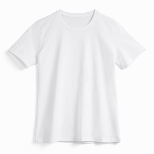 Women's White Midweight Supima® Tee