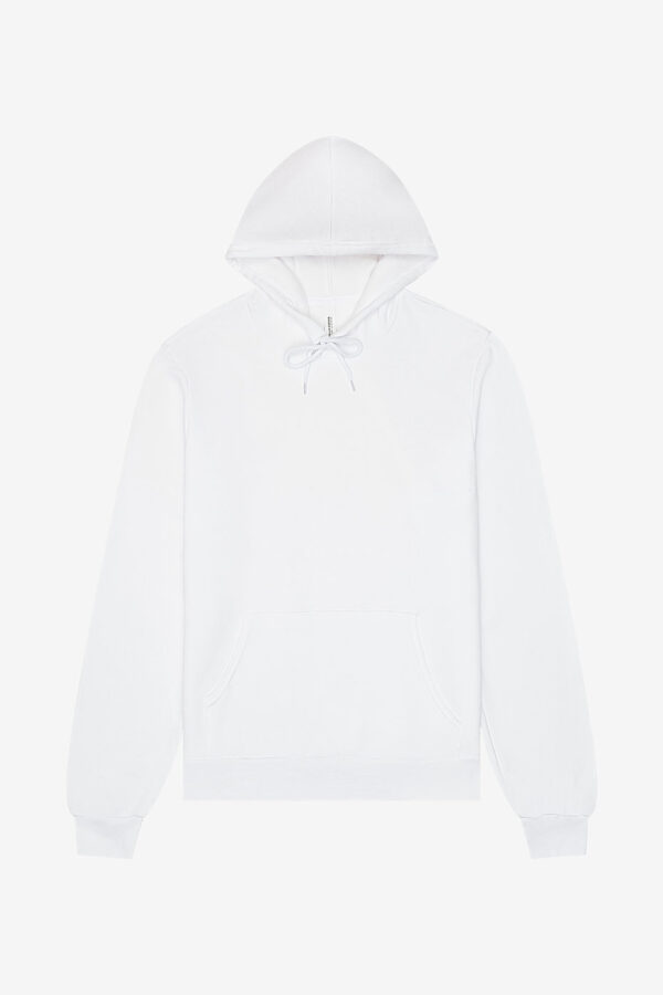 Sponge Fleece Hoodie White