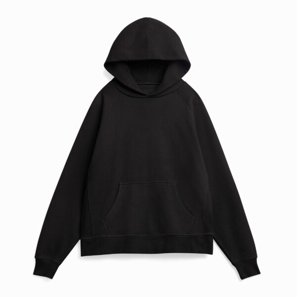 Ultra Heavyweight French Terry Hood Black